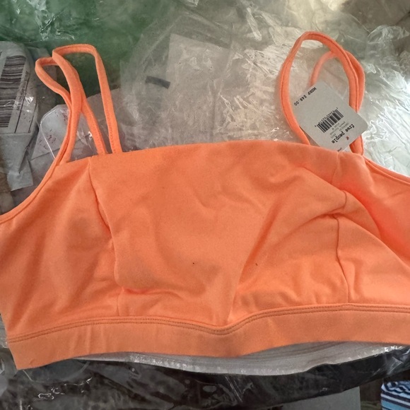 NEW Free People Movement Medium Idris Bra Peach Horizon Strapy - Picture 3 of 5